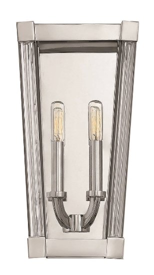 Picture of 60w Sconce Empire CAND Polished Nickel* Two Light Sconce