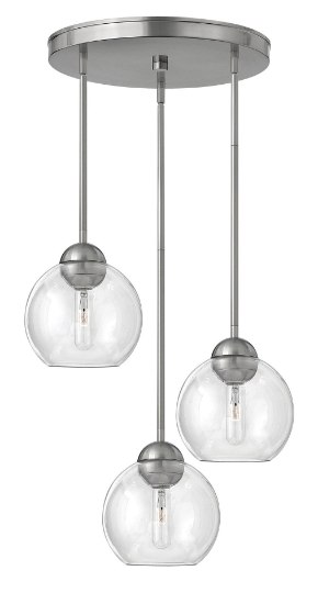 Picture of 100w Pendant Vivo MED Clear Brushed Nickel* Pendant Pairings