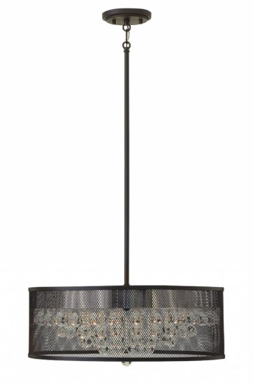 Picture of 60w Foyer Fiona CAND Black* Stem Hung Foyer