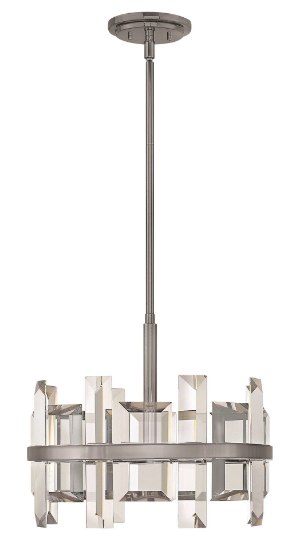 Picture of 60w Foyer Odette CAND Gunmetal Single Tier Pendant