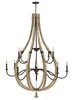 Picture of 60w Chandelier Middlefield CAND Iron Rust* Two Tier Foyer