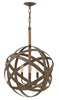 Foto para 60w Chandelier Carson CAND Vintage Iron Single Tier Pendant