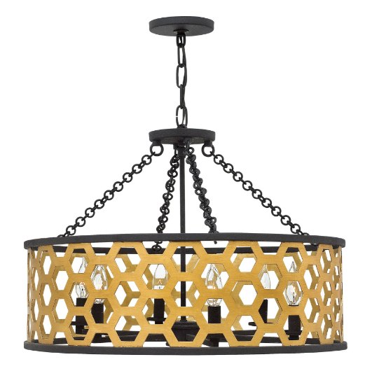 Picture of 60w Foyer Felix CAND Sunset Gold Single Tier