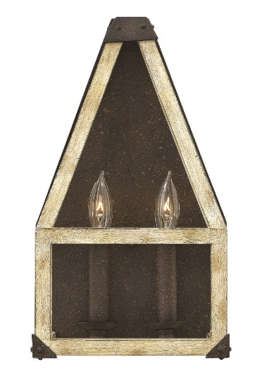 Foto para 40w Sconce Emilie CAND Iron Rust* Two Light Sconce