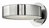 Picture of 60w Sconce Broadway G-9 Etched Polished Aluminum