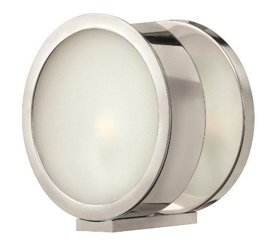 Picture of 60w Sconce Broadway G-9 Etched Polished Aluminum