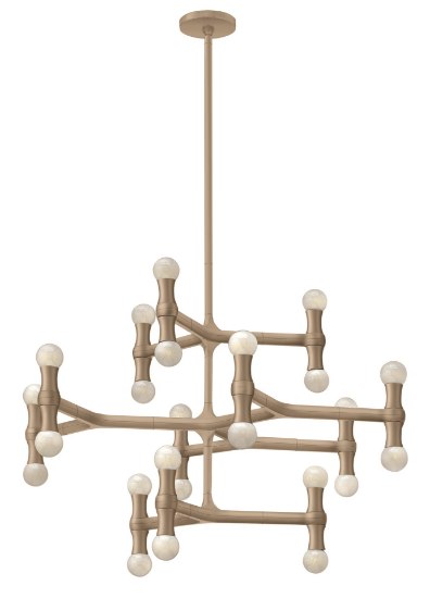 Foto para 40w Chandelier Karma CAND Champagne Three Tier Foyer