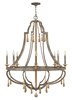 Picture of 60w Chandelier Cordoba CAND Distressed Iron Single Tier Foyer