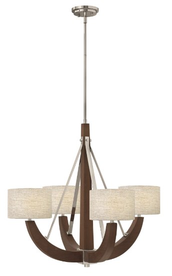 Foto para 60w Chandelier Cameron CAND Polished Chrome* Stem Hung