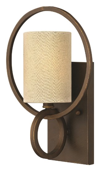 Picture of 60w Sconce Pandora CAND Brushed Cinnamon