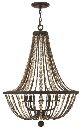 Picture of 60w Chandelier Hamlet CAND Vintage Bronze Single Tier Foyer