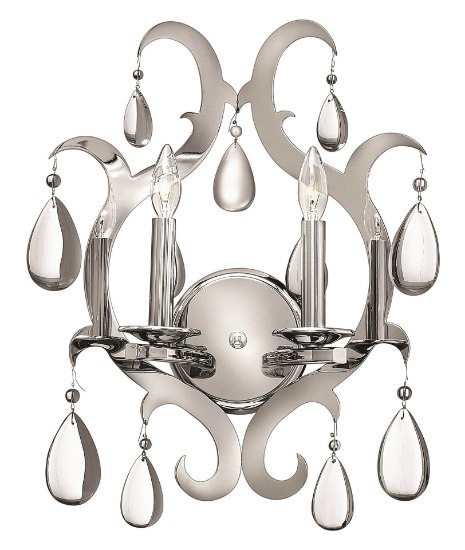 Picture of 60w Sconce Xanadu CAND Polished Stainless Steel*