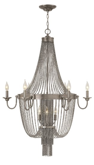 Picture of 60w Chandelier Regis CAND Brushed Nickel* Two Tier Foyer