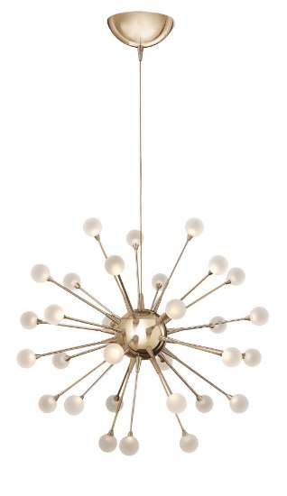 Foto para 1.5w Chandelier Impulse LED Polished Gold Single Tier Foyer