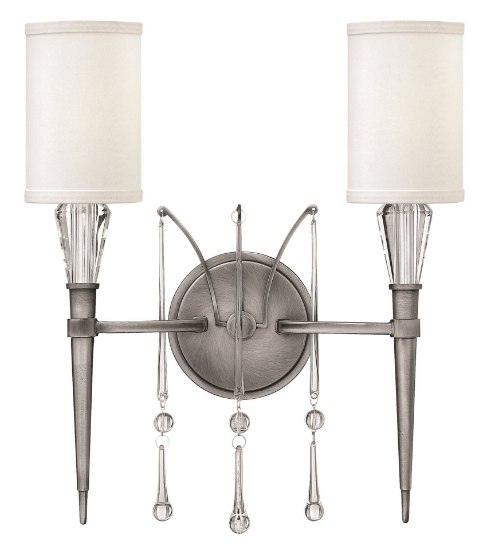 Foto para 60w Sconce Bentley CAND Antique Nickel* Two Light Sconce