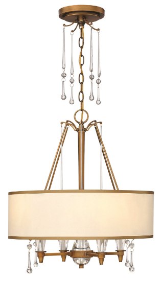 Foto para 60w Chandelier Bentley CAND Brushed Bronze* Inverted Pendant