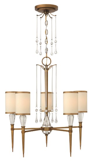 Picture of 60w Chandelier Bentley CAND Brushed Bronze* Single Tier