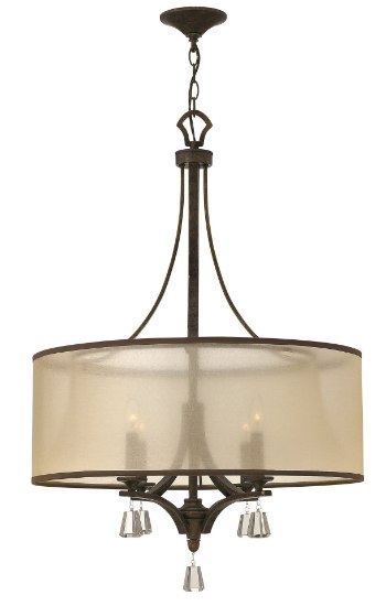 Foto para 60w Chandelier Mime CAND French Bronze* Single Tier