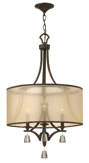 Picture of 60w Chandelier Mime CAND French Bronze* Single Tier