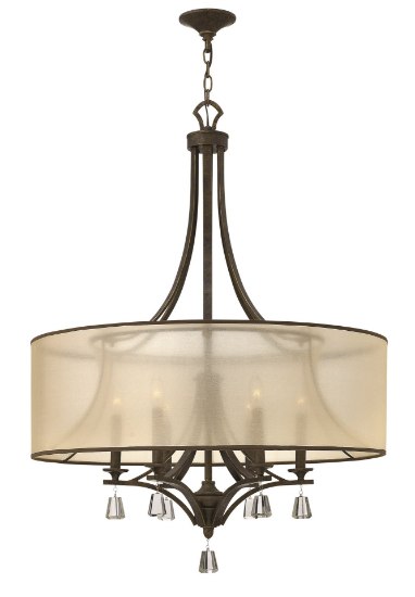 Picture of 60w Foyer Mime CAND French Bronze* Single Tier Foyer