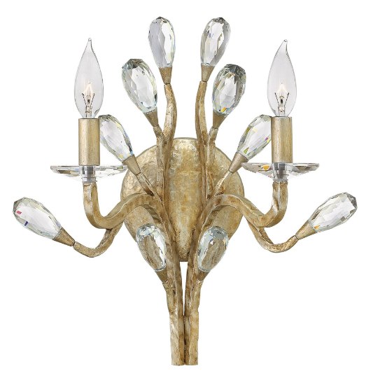 Picture of 60w Sconce Eve CAND Champagne Gold Two Light Sconce