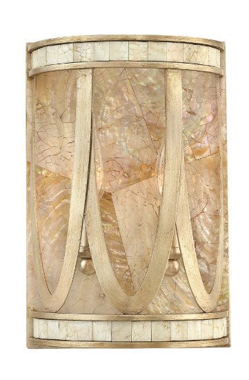 Picture of 60w Sconce Sirena CAND Champagne Gold Two Light Sconce