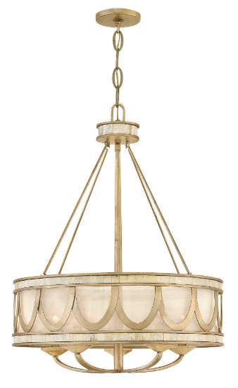 Picture of 60w Chandelier Sirena CAND Champagne Gold Single Tier