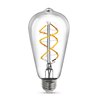 Foto para 6.5w 250lm ≅25w E26 SW Clear A-Line Dimmable LED Filament Light Bulb