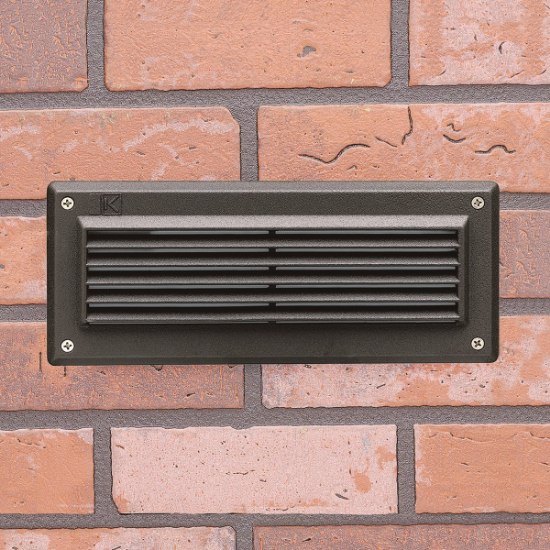 Picture of 2.5w 12v SW Aluminum Textured Architectural Bronze Louver LED Brick Light