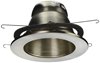 Foto para 75w 5" Brushed Nickel Line Voltage Step Baffle Downlight Recessed Trim