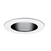 Picture of 75w 5" White Line Voltage Step Baffle Downlight Recessed Trim