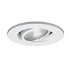 Picture of 50w 4" White Line Voltage Adjustable Ring Downlight Recessed Trim