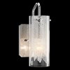 Foto para 60w Rysalis Clear W/ White Metal Filigree Chrome E26 (Medium) sconce