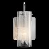 Picture of 60w Rysalis Clear W/ White Metal Filigree Chrome E26 (Medium) sconce