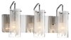 Picture of 60w Rysalis Clear W/ White Metal Filigree Chrome E26 (Medium) 3 light vanity