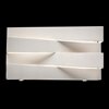 Foto para 40w Massimik Etched Glass Bottom White G9 1 light sconce