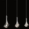 Picture of 20w Rockne Clear K9 Crystal Chrome G4 3 light linear pendant