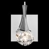 Foto para 20w Rockne Clear K9 Crystal Chrome G4 1 light sconce