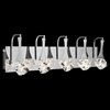 Foto para 20w Rockne Clear K9 Crystal Chrome G4 5 light vanity