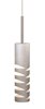 Picture of 35w Rakz Brushed Aluminum GU10 Halogen Mini Pendant