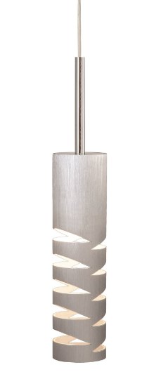 Picture of 35w Rakz Brushed Aluminum GU10 Halogen Mini Pendant