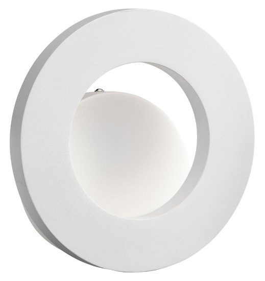 Foto para 375lm Frosted White Integrated LED Sconce