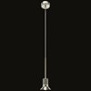 Foto para 246lm Koflo Etched Acrylic Brushed Nickel Integrated LED 1 Light Mini Pendant