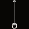 Foto para 35w Anello Etched Acrylic Chrome GU10 2 Light Pendant