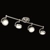 Picture of 1200lm Sevier Etched Acrylic Brushed Nickel Integrated LED 4 Light Rail