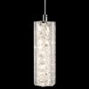 Picture of 1502lm Neruda Clear Crystal W/ Crystal Gems Chrome Integrated LED warm white LED 5 light spiral pendant