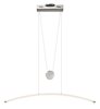 Picture of 741lm Sava Acrylic White & Chrome Integrated LED 40 inch Island Pendant