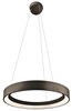 Foto para 1040lm Fornello Sand Textured Black Integrated LED 1 ring (light) pendant