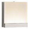 Foto para 190lm Colson Etched Acrylic Chrome Integrated LED sconce