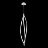 Foto para 2343lm Meridian Etched Acrylic Brushed Nickel Integrated LED Foyer Light